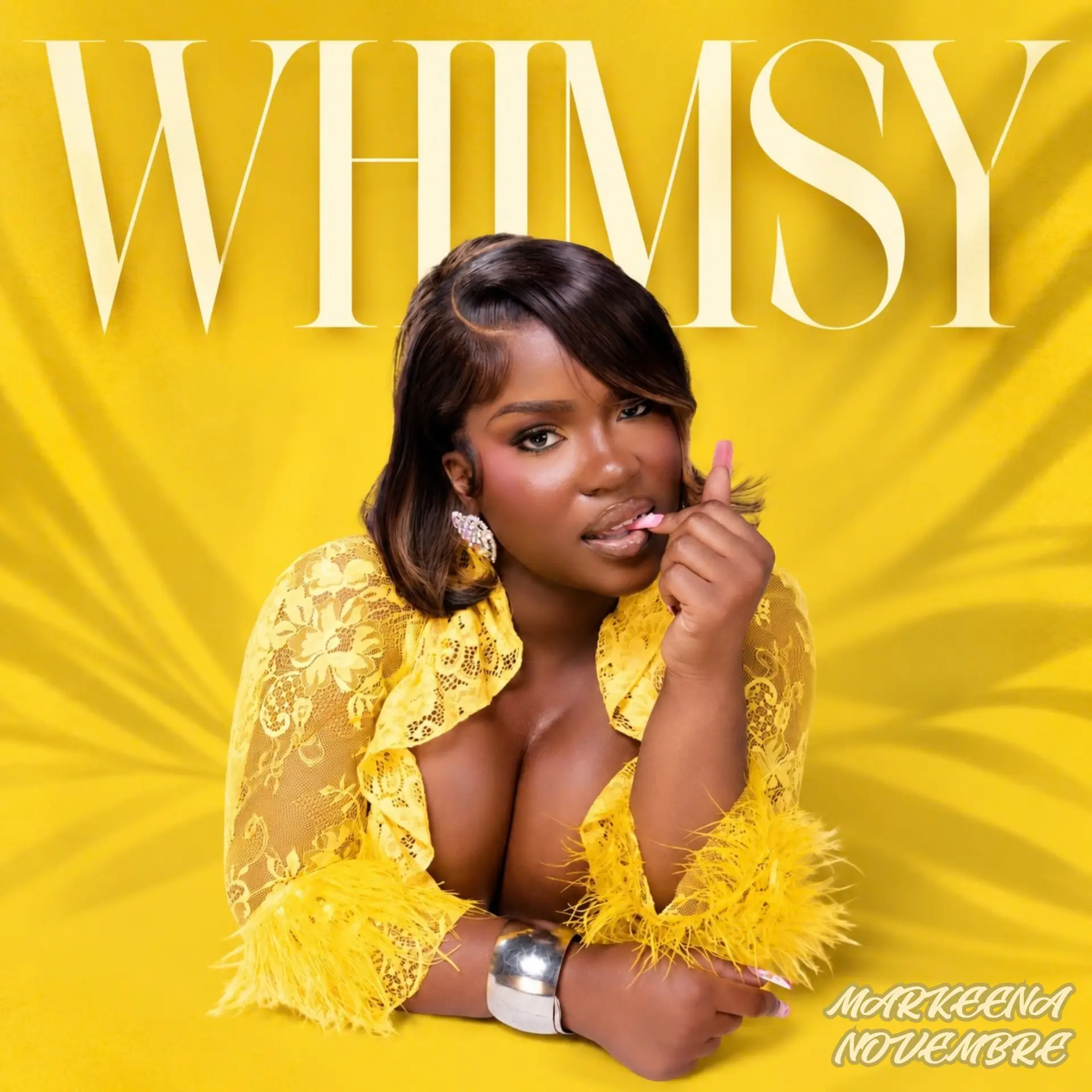 Whimsy — official single cover, Markeena Novembre
